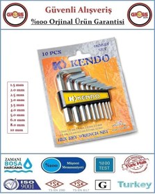 Resim Kendo Alyan Anahtar Takımı - 10 Parça 