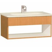 Resim VitrA D-lıght 90cm Otel Unıt Banyo Lavabo Dolabı - Doğal Meşe Dolap (LAVABO DAHİL) - 58145 