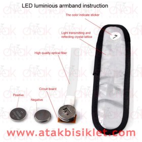 Resim Plus Işıklı Paça Bandı Flaşörlü Yeşil 