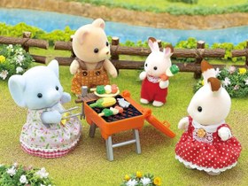 Resim Sylvanian Families Barbekü Piknik Seti - Fil Kız 5640 