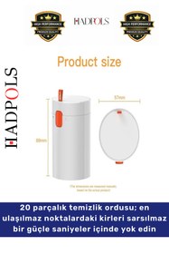 Resim HadPols #TemizlikKiti Kulaklık Bilgisayar Telefon Tablet Kamera Elektronik 20 in 1 Temizleme Kiti 