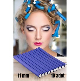 Resim Skygo ModaCar Sosis Latex Bigudi 11 mm Kalınlık 10 Adet 