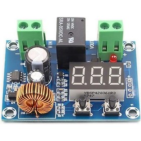 Resim XH-M609 Pil Aşırı Deşarj Koruma Modülü DC 12/36V Batarya Kurşun Asit Akü Düşük Voltaj Koruyucu Voltmetre Gösterge 
