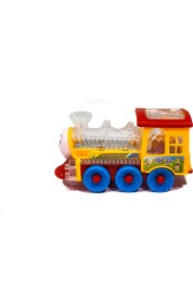 Resim Mixoyuncak Oyuncak Tren Lokomotif Işıklı Sesli Sevimli Lokomotif Funny Loco 