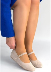 Resim Ortopedik Topuk Dikenine Karşı Özel Üretim Babet Ayakkabı Bej Topuk Boyu 3 Cm Bej 