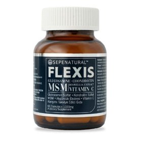 Resim Flexis Glukozamin Kondroitin MSM Boswellia Akgünlük Vitamin C Kompleks 60 Kapsül 1030 Mg. 