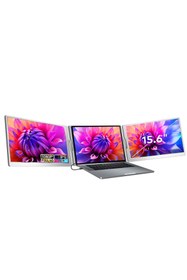 Resim ULTRAX 15.6″ İkili Taşınabilir Monitör Çoklu Ekran Fhd Notebook Monitör 