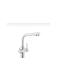 Resim İsaoğlu Yapı Arıtmalı Musluk Arıtmalı Evye Bataryası Modern Premium Tasarım Arıtıcılı Batarya Silver Gümüş Gümüş 