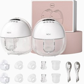 Resim Taşınabilir Elektrikli Göğüs Pompası (2 Paket) - Beyaz 