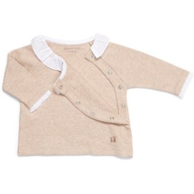 Resim POETREE KIDS Pamuklu Fırfır Yaka Bebek Pijama Takımı 