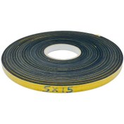 Resim CONTACALL Endüstriyel Eva 5mm X 15 Mm Çift Taraflı Yapışkan Bantlı Yalıtım Süngeri 10 Metre 