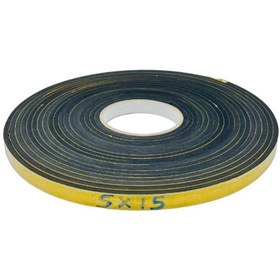Resim CONTACALL Endüstriyel Eva 5mm X 15 Mm Çift Taraflı Yapışkan Bantlı Yalıtım Süngeri 10 Metre 