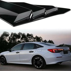 Resim Karva Honda Civic Aksesuar Fe1 Uyumlu Kelebek Cam Kaplama Vizörü 2022 