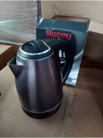 Resim QUEEN Matilda Çelik Su Isıtıcı - Siyah 