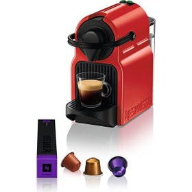 Resim Nespresso C40 Inissia Kırmızı Kapsüllü Kahve Makinesi 