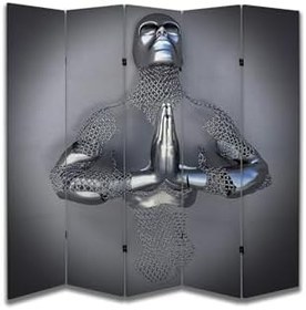 Resim İnsan Temalı Özel Tasarım Paravan Room Divider PRV1063, 180 x 180 