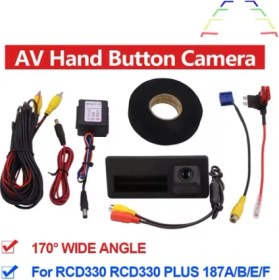 Resim Volkswagen Jetta Mk6 2011/2018 - Tiguan Mk2 Uyumlu Geri Görüş Kamerası - Bagaj Açma Kolu Tipi, Hd Geniş Açı, RCD330 Plus Destekli 