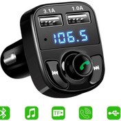 Resim MEZİGARC Fiat Egea E-torq Uyumlu Bluetooth Fm Transmitter Araç Usb Şarj Oto Müzik Çalar 