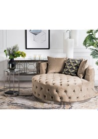 Resim Most Hallow Kapitoneli Gürgen Berjer Silinebilir 03 Bej Kadife Ku Bej 