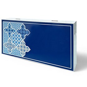 Resim Biggdesign Blue Tile Tavla - Çizilmez Zeminli Mıknatıslı MDF Kasa 2 Kat Vernik Cilalı 