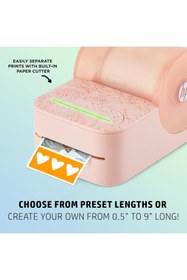 Resim HP Sprocket Panorama Taşınabilir Fotoğraf Yazıcısı, Kendinden Yapışkanlı Etiket ve Fotoğraf Baskıları 