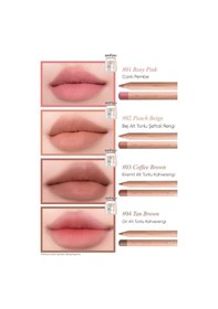 Resim Kremsi Formüle Sahip Dudak Kalemi Ve Kalemtıraş Seti Clıo Velvet Lip Pencil Set 09 Mocha Rose 