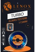 Resim Lenox Tools LENOX Turbo Elmas Testere 115 mm × 22,2 mm – Beton, Seramik ve Doğal Taş İçin Yüksek Hızlı Kesim 