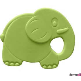 Resim Bambino Kauçuk Yumuşak Diş Kaşıyıcı Yeşil Fil 