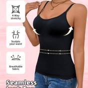 Resim Kadınların Rahat Tank Top'u, Katlama ve Spor İçin Mükemmel Bir Tasarımıyla 