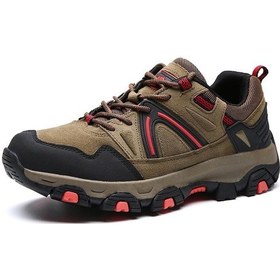 Resim Erkek Outdoor Yürüyüş Botları Günlük Ayakkabılar Kahverengi 