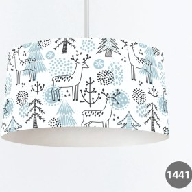 Resim instababyrooms Çocuk Odası Dijital Baskılı Dekoratif Sarkıt Avize Model 1441 