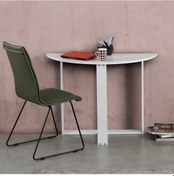 Resim Pasifichome Pasific Home Middle Yemek Masası Parlak Beyaz 