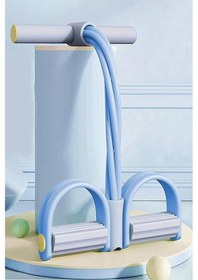 Resim Evde Spor Lastikli Egzersiz Lastiği Body Trimmer Mekik Çekme Alet 