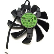 Resim Everflow Sapphire Rx 570 Gpu Soğutucu Ekran Kartı Fan Radeon Sapphire Rx5 