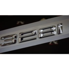 Resim Bmw 328İ Bagaj Krom Metal 3M 3D Yazı Logo 