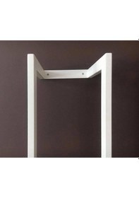 Resim Banyo İçin Raf Metal Havluluk Banyo Aksesuarı Beyaz 