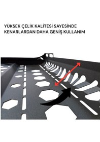 Resim Ankaratavanport Atp Tavan Sepeti Isme Özel Ara Atkısı Olan Her Araca Uyumlu Tavan S. 100 100cm Dayanıklı Çelik Malzeme 