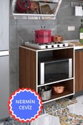 Resim Kenzlife Ocak Dolabı Nermin Cvz 85*70*60 Xlarge Hazır Mutfak Klasik Setüstü Ocak Için Sabit Tabla 