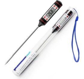Resim Dijital Gıda ve Mutfak Termometresi, -50°c'ye Kadar Geniş Sıcaklık Ölçüm 