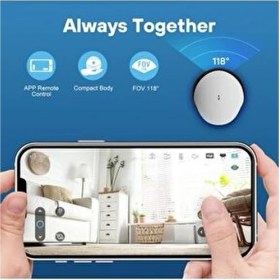 Resim Franco Aile/evcil Hayvan Için Enabot Kablosuz Iç Mekan Wifi Kamera, 1080P Gözetim Kamerası 