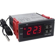 Resim Robodünya-Stc-1000 Ac 110-220V 10A Lcd Ekranlı Ntc Sensörlü Sıcaklık Kontro 