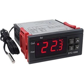 Resim Robodünya-Stc-1000 Ac 110-220V 10A Lcd Ekranlı Ntc Sensörlü Sıcaklık Kontro 