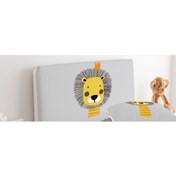 Resim CİCİ ODAM Baza Başlık Kılıfı Sevimli Aslan 