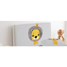Resim CİCİ ODAM Baza Başlık Kılıfı Sevimli Aslan 