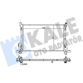 Resim Radyatör Su Vıvaro B / Trafıc Iıı1.6 Dcı-2.0 Dcı Mt Al/pl/brz 26 Mm - Fın 5.5 Mm 4422795 214104966r 