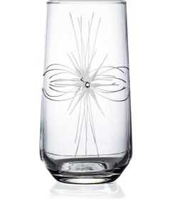 Resim Decocia Kazaan 6 Adet Büyük Boy Su ve Meşrubat Bardağı 470cc Mira Desenli 