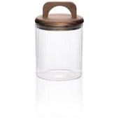 Resim Akasya Kulplu Cam Kavanoz 700 Ml The Mia