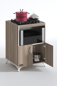 Resim Kenzlife Ocak Dolabı Bade Crd 85*60*57 Mutfak Modül Mini Fırın Ankastre Ocak İçin 