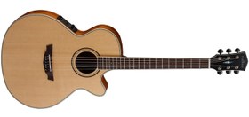Resim Cort PW470-NS Elektro Akustik Gitar | Parkwood Serisi - Natürel Satin 