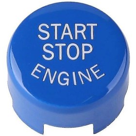 Resim Bmw F10 F11 F12 F13 F01 F02 Mavi Araç Motoru Çalıştırma Durdurma Düğmesi Değişimi + Araçları 